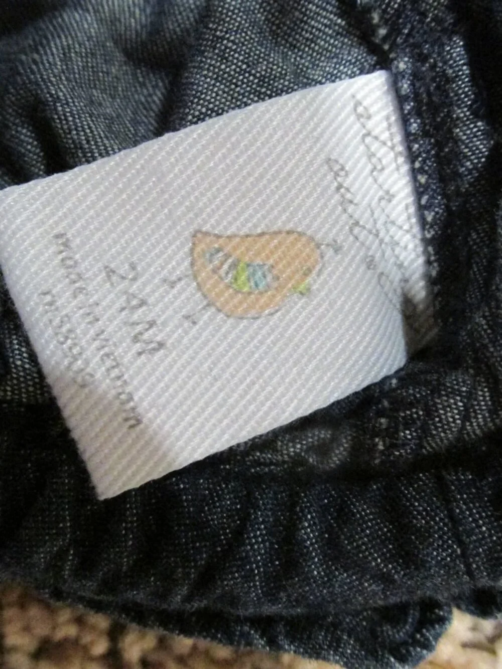 Starting Out Pullover Bloomers‎ Toddler Girls 24M Blue Denim Ruffle Back Bottoms